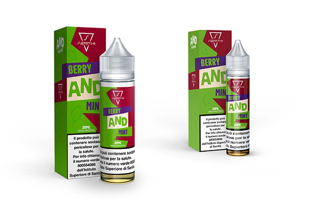 Liquidi per Sigaretta Elettronica Linea AND FLAVOR AND FLAVORS - Berry AND Mint