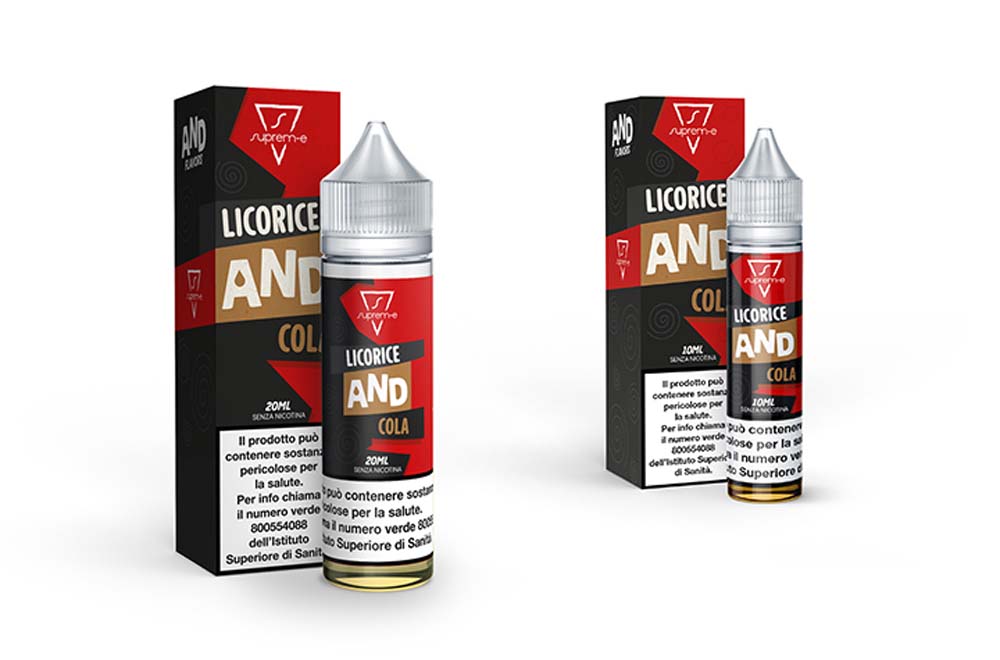 Liquidi per Sigaretta Elettronica Linea AND FLAVOR AND FLAVOR - LICORICE AND COLA