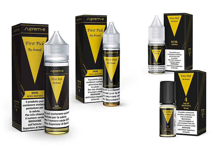 Liquidi per Sigaretta Elettronica Linea First Re-brand First Pick Re-Brand