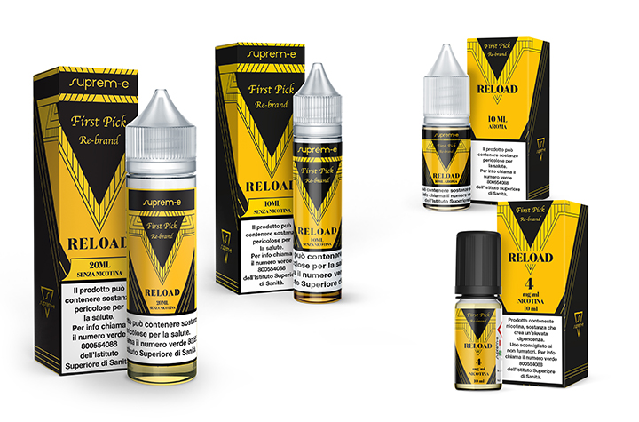 Liquidi per Sigaretta Elettronica Linea First Re-brand First Re-Brand Reload