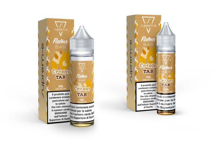 Liquidi per Sigaretta Elettronica Linea FLAVOURBAR FLAVOUR BAR - CREAM TAB