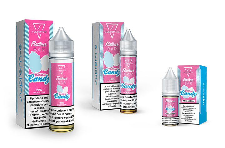 Liquidi per Sigaretta Elettronica Linea FLAVOURBAR FLAVOUR BAR - COTTON CANDY