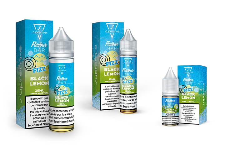 Liquidi per Sigaretta Elettronica Linea FLAVOURBAR FLAVOUR BAR - FIZZ BLACK LEMON