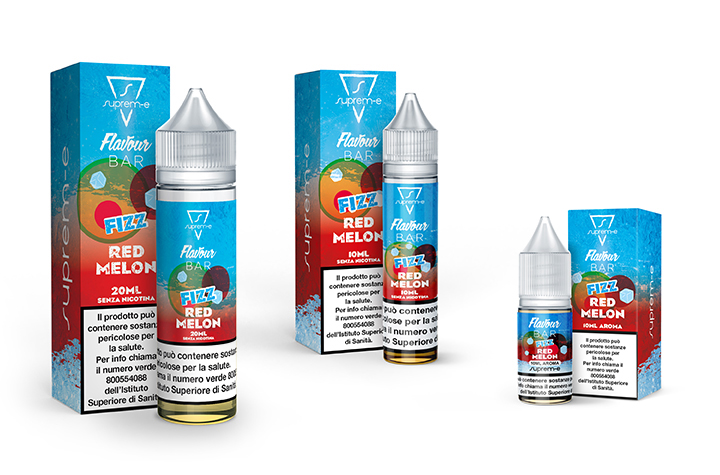 Liquidi per Sigaretta Elettronica Linea FLAVOURBAR FLAVOUR BAR - FIZZ RED MELON