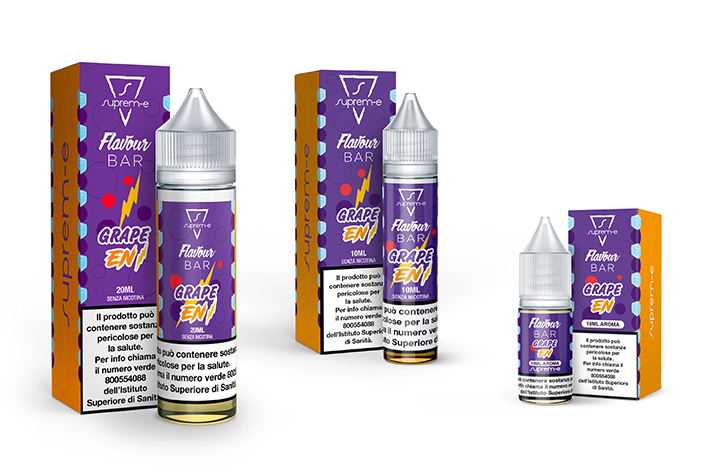Liquidi per Sigaretta Elettronica Linea FLAVOURBAR FLAVOUR BAR - GRAPE ENERGY