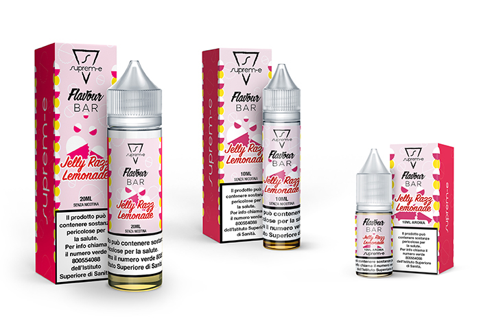 Liquidi per Sigaretta Elettronica Linea FLAVOURBAR FLAVOUR BAR - JELLY RAZZ LEMONADE