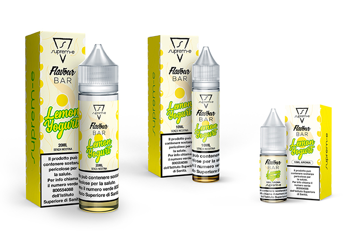 Liquidi per Sigaretta Elettronica Linea FLAVOURBAR FLAVOUR BAR - LEMON YOGURT