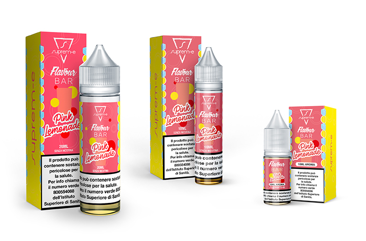 Liquidi per Sigaretta Elettronica Linea FLAVOURBAR FLAVOUR BAR - PINK LEMONADE