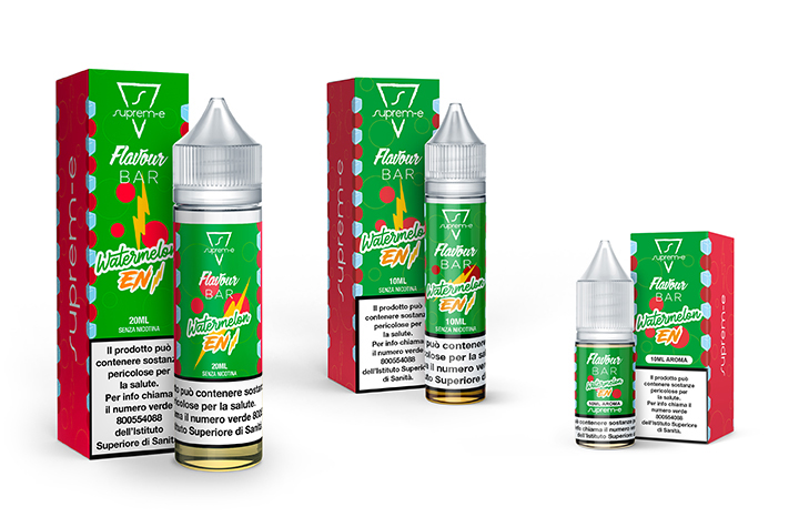 Liquidi per Sigaretta Elettronica Linea FLAVOURBAR FLAVOUR BAR - WATERMELON ENERGY