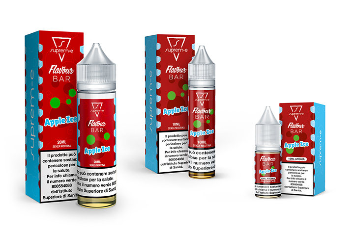 Liquidi per Sigaretta Elettronica Linea FLAVOURBAR FLAVOUR BAR - APPLE ICE