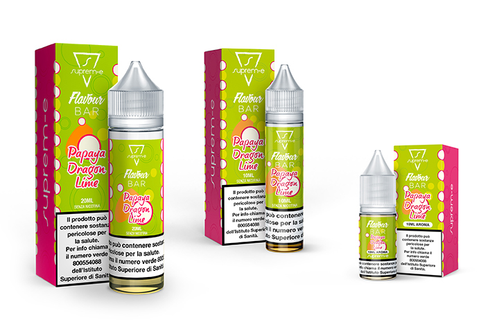 Liquidi per Sigaretta Elettronica Linea FLAVOURBAR FLAVOUR BAR - PAPAYA DRAGON LIME