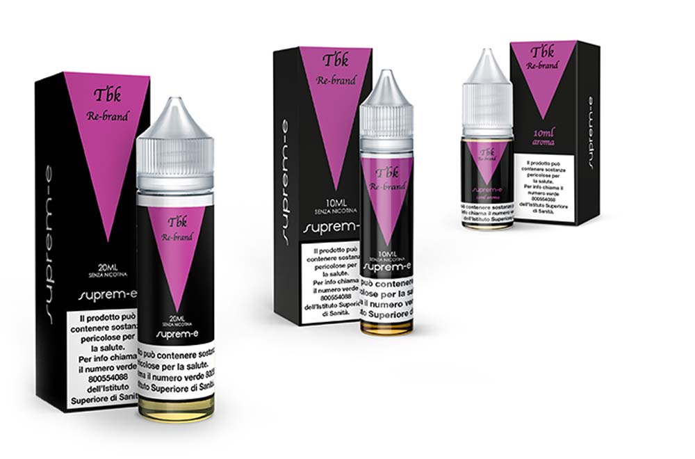 Liquidi per Sigaretta Elettronica Linea RE-BRAND SUPREM-E TBK RE-BRAND